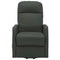 vidaXL Lift Chair, Massage Chair with Adjustable Headrest and Footrest, Lift Recliner Chair with 6-Points, Armchair, Anthracite Faux Leather