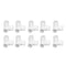 10PCS 3 Way PVC Pipe Fittings 0.8in Plastic 90 Degree Corner Elbow Fitting Tee Corner Connector 20mm Inner Diameter(White)