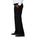 Haggar Men's Cool 18 Pro Classic Fit Flat Front Pant-Regular and Big & Tall Sizes, Black, 42W x 29L