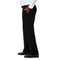Haggar Men's Cool 18 Pro Classic Fit Flat Front Pant-Regular and Big & Tall Sizes, Black, 42W x 29L