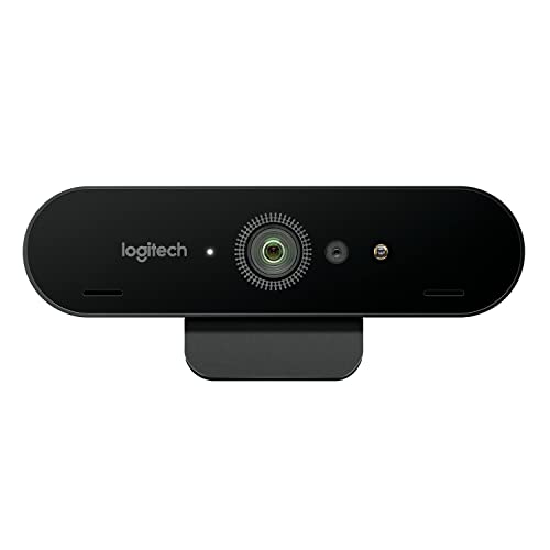 Logitech BRIO 4K Ultra HD Webcam for Streaming, Conference Calls and Recording for Windows and Mac