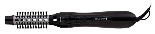 Remington Volume Plus Air Styler, AS500AU, 500W (AU Plug), Dries and Styles Hair, Ceramic Technology, Variable Heat/Speed Settings, 2 Interchangeable Bristle Brush Attachments, Black