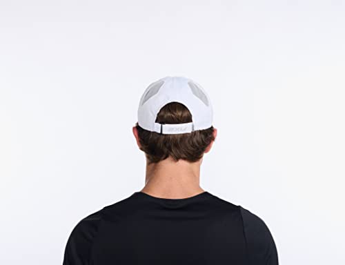 2XU Unisex Adult Run Cap - Lightweight & Breathable - White - One Size