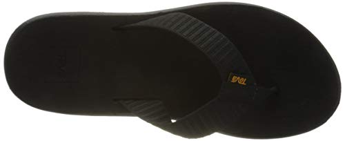 Teva Women’s Voya Flip-Flop, Black (Bar Street Black), US 9