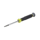 Klein Tools 4-in-1 Electronics Screwdriver Rotating, Four different tips in one tool, 32581