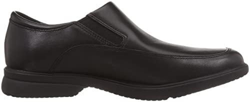 Rockport Men's Aderner Slip On Business Shoe, Black Leather, US 9.5