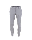 Primo Golf Jogger, Lightweight Four-Way Stretch Golf Pant, 4 Pockets, Inner Gel Waistband, Elastic Zipper Ankles, Light Gray, 30W x 26L Short