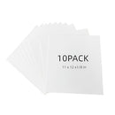 10 Pcs Ceramic Fiber Paper 1/8 x 11 x 12 Inches Insulation Gasket or Liner for Kiln High Temp Kiln Paper Microwave Ceramic Paper for DIY Stove Fireplace Glass Fusing Ceramic Paper 118mil