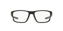 Oakley Men's Ox8051 Hyperlink Asian Fit Square Prescription Eyewear Frames, Satin Black/Demo Lens, 54 mm