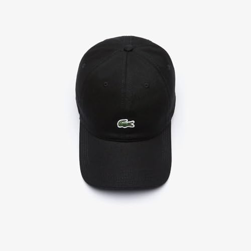 Lacoste Centre Croc Cotton Cap Black