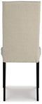 Signature Design by Ashley Upholstered Dining Chair Set of 2, Wood, Beige, 18" W x 24" D x 38" H