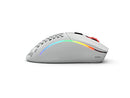 Model D Wireless Minus White Gaming Mouse - White Wireless Gaming Mouse - Wireless Mouse Gaming - Ultralight Mouse - White Ergonomic Mouse - Gaming Mouse Honeycomb - PC Accessories (Matte White Mouse)