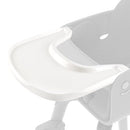 High Chair Tray Compatible with Stokke Tripp Trapp Chair,Smooth Surface, Strong Suction（Made of Food-Safe Plastic）- White