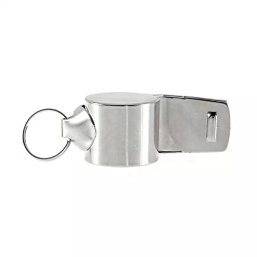 Stainless Steel Whistles Referee Whistle Sports Whistle Metal Coach Whistle with Lanyard for Sport Coach Training