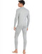 Men’s Thermal Underwear Fleece Lined Base Layer Long Johns Set Top and Bottom Winter Sports Suits