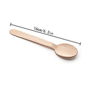 Wooden Spoon, 50 PCS Disposable Wooden Tableware Ice Cream Dessert Spoon for Parties, Picnics, Daily Use (6.3 Inch)