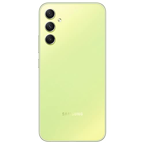 SAMSUNG Galaxy A34 5G + 4G LTE Latin American Version (256GB + 8GB) Unlocked Worldwide 6.6" 120Hz 48MP Triple Camera - (Green)