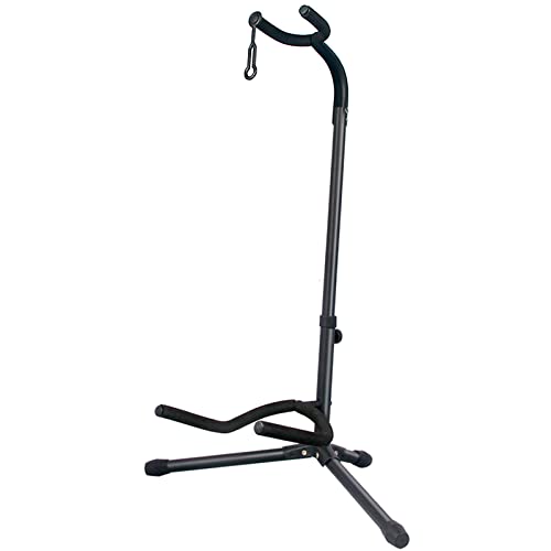 GLEAM Guitar Stand - Adjustable Fit Electric, Classical Guitars and Bass, Guitar Accessories, Folding Guitar Stand