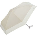 2023 Wpc. 801-16423-102 Light Blocking Split, Beige, 18.5 inches (47 cm), Full Light Blocking, 100% UV Protection, For Both Sunny and Rainy Weather, Compact, Women's Parasol, Folding