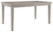 Signature Design by Ashley Parellen Modern Farmhouse Rectangular Dining Room Table, Gray