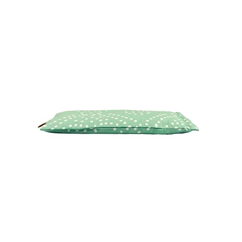 Yoga-Mad Unisex's Green Patterned Yoga Eye Pillows Linseed & Lavender, Pastel Diamond, Size