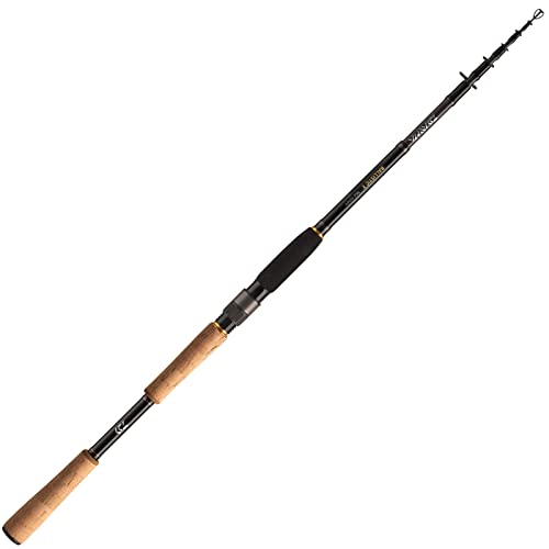 DAIWA Ballistic X Tele Spin, 6.89ft, Lureweight 0.25-0.74 Ounce, 6 Sections, Telescopic Spinning Fishing Rod