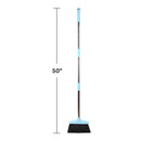 FGY Broom and Dustpan Set for Home - 3L Capacity, 10" Great Edge, Lightweight & Sturdy, Broom with Dustpan Combo for Kitchen, Office, Outdoor, Indoor (Dark Blue - 48inch)