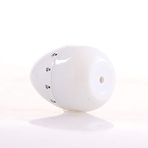 OTNE Egg Kitchen Timer Egg Shaped Timer Manual Timer Mechanical Rotating Alarm 60 Minutes Count Down Timer for Cooking