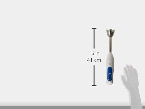 Braun Household MultiQuick 3, Hand Blender with Chopper & Whisk, MQ3045 Aperitive, White/Blue