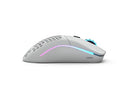 Glorious Gaming - Model O Wireless Gaming Mouse - RGB Mouse with Lights 69 g Superlight Mouse Honeycomb Mouse (Matte White Mouse)