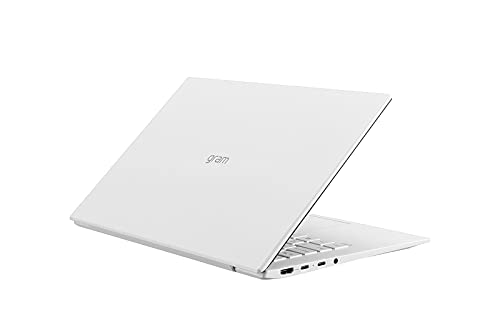 LG gram Ultra-Lightweight (999g) Laptop (14Z90P-G.AR54A) 14" (1920x1200) 16:10 IPS DCI-P3 99%, Intel Evo Platform, 8GB, 512GB SSD, Up to 25.5 Hrs Battery, Thunderbolt 4 - 2021, Snow White