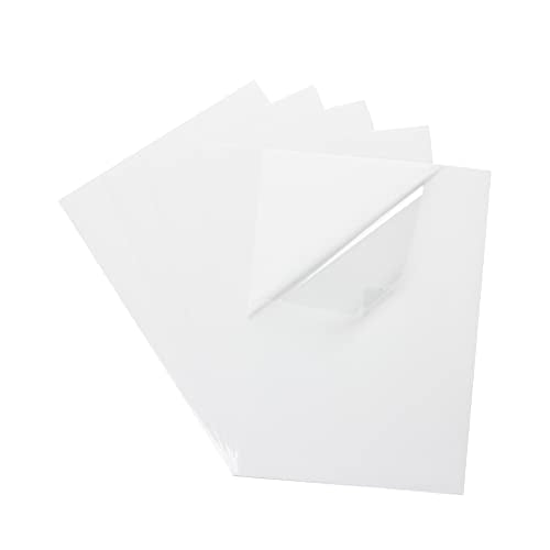 Avarrix Australia Self Adhesive Laminate Sheets for Stickers, Waterproof Label Stickers, Protection for Printable Vinyl Stickers, Glossy, Tear Resistant, Ultra Strong Bond, Pack of 20, A4 Size