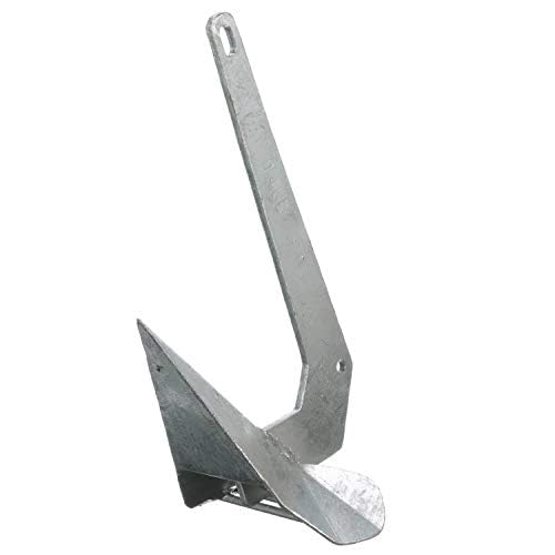 Seachoice Plow Boat Anchor, Hot-Dipped Galvanized Steel, 14 Lbs, for Boats 24-31 Ft.