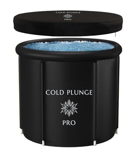 Ice Bath Tub for Athletes Cold Plunge Tub for Recovery (XL Size) Multi Layered Insulated Tub with All-Weather Cover Extra Large Plunge Pool USA Owned By Cold Plunge Pro