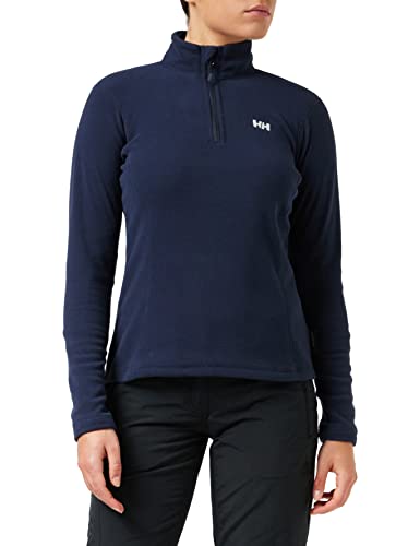 Helly Hansen Women's Daybreaker Half Zip Fleece Jacket, 599 Navy, Large