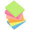 ZCZN 38 x 51 mm Sticky Notes, 6 Neon Color Self-Stick Memo Note Pads, 100 Sheets/Pad, Small Size, 12 Pads