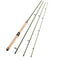 13ft 4 Pieces Carbon Fiber Sections Centerpin Float Fishing Rod 3.9meters Wooden Handle Steelhead Fishing Light Centrepin Line wt 6-10lbs