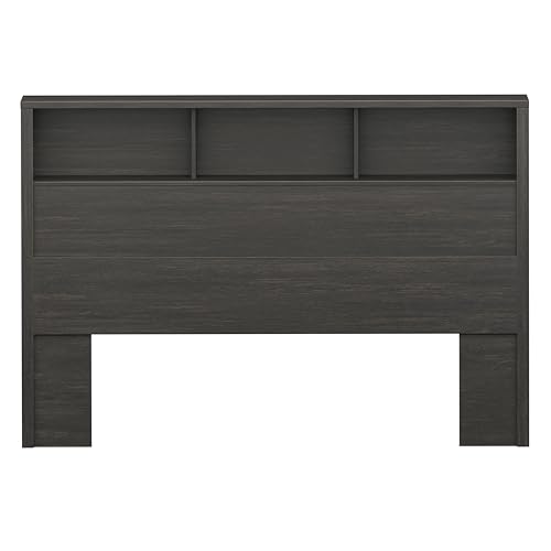 Prepac HHFQ-0500-1 District Double Headboard, Queen, Washed Black