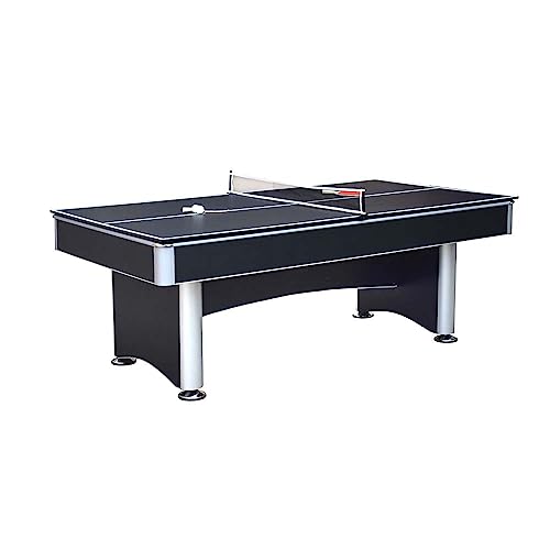 7FT MDF 3IN1 Pool Table/Table Tennis Table/Dining Table-Black