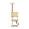 Alopet 162cm Wooden Cat Tree with Ladder, Cat Condo and Scratching Post Cat Tower