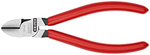 Knipex 70 01 140 EAN Side Cutters Black Atramentised Plastic Coated 140 mm