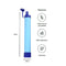 Kiliroo Outdoor Water Filter Straw, Personal Water Filtration, Emergency Survival Gear, Water Purifier for Camping, Hiking, Climbing, Backpacking, Long-Lasting Up to 1500L Water