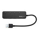 Logitech C922 Pro Stream 1080p Webcam, Knox Gear Holder and Light Stand and 4-Port USB Hub (3 Items)