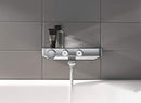 GROHE Grohtherm SmartControl 34718000 Thermostatic Bath Tap (Durable Surface, Wall Mounted, Safety Lock at 38°C/43°C), Chrome