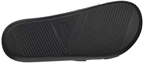 Lacoste Women's Croco 0721 1 CFA Slide, Black, US 8