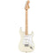 Squier by Fender Electric Guitar, Stratocaster Affinity Series, Maple Fingerboard with Sealed Die-Casting Tuning Machines with Split Shafts, Olympic White, Poplar Body, Maple Neck