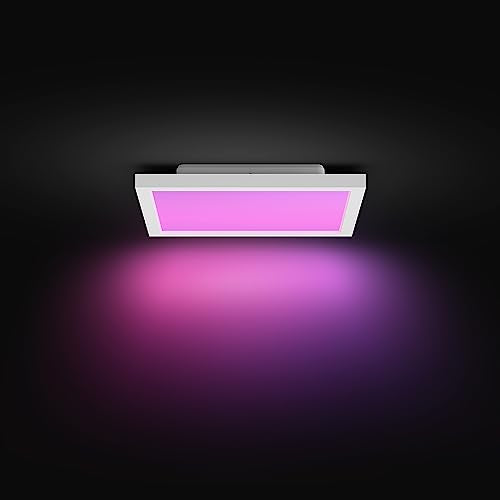Philips Hue White & Color Ambiance Surimu Panel, 30 x 30 cm, Dimmable, Up to 16 Million Colours, Controllable via App, Compatible with Amazon Alexa (Echo, Echo Dot)