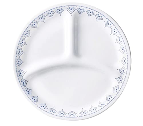 Corelle J310-PTW CP-8780 Lunch Plate, Large Plate, Break-Resistant, Lightweight, Microwave Safe, Oven Safe, Dishwasher Safe, Patchwork