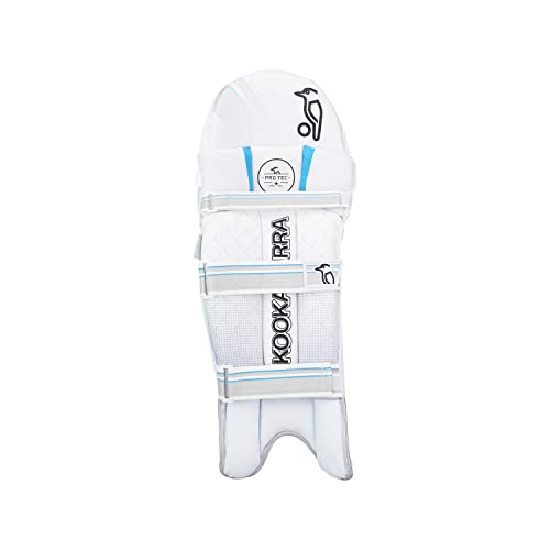 KOOKABURRA Unisex's 4.1 Batting legguards, Ghost Cricket Pads, White, Adult Left Hand