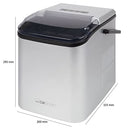 Clatronic EWB 3785 Ice Cube Machine, Ice Cube Machine, Self-Cleaning for Large and Small Cubes, 12 kg/24 h, Ice Maker, Small 1.5 Litre Water Tank, Ice Cube Maker (1.5)